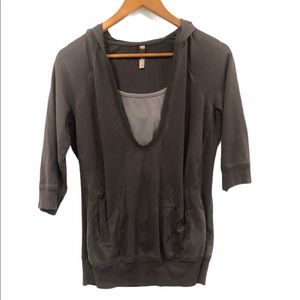 Tyme Maternity & Nursing Sweatshirt Blue Medium